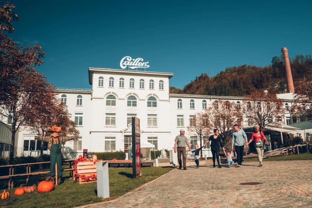 Appartement Spacieux Au Centre De La Gruyere Broc Eksteriør billede